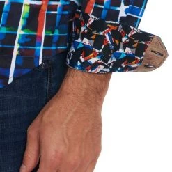Robert Graham The Tate Watercolor Plaid Shirt For Men -Outlet Robert Graham Store unnamed file 278