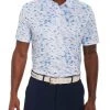 Robert Graham Nautical Short-Sleeve Knit Polo For Men White