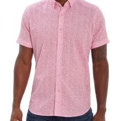 Robert Graham Ohana Tailored-Fit Short-Sleeve Shirt For Men Blue -Outlet Robert Graham Store unnamed file 319