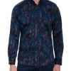 Robert Graham Nori Marble-Print Shirt For Men