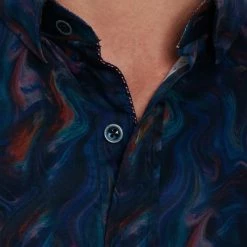 Robert Graham Nori Marble-Print Shirt For Men -Outlet Robert Graham Store unnamed file 344