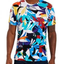 Robert Graham Lake Ashi Abstract Floral T-Shirt For Men