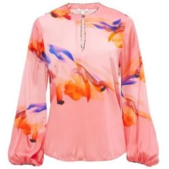 Robert Graham Elizabeth Printed Silk-Blend Blouse
