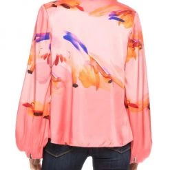 Robert Graham Elizabeth Printed Silk-Blend Blouse -Outlet Robert Graham Store unnamed file 354
