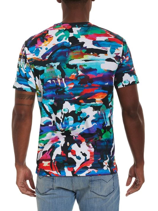 Robert Graham Edge Of Waikiki Crewneck T-Shirt For Men 5 Robert Graham Edge Of Waikiki Crewneck T-Shirt For Men - Image 3