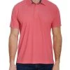 Robert Graham Burgon Triangle-Print Polo For Men Red
