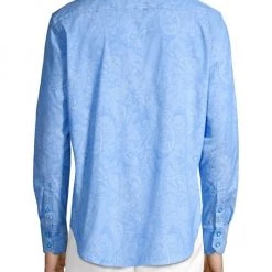 Robert Graham Andretti Classic-Fit Paisley Print Sport Shirt For Men Navy -Outlet Robert Graham Store unnamed file 4