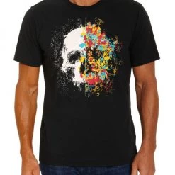 Robert Graham Sugar Skull Print T-Shirt For Men