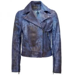 Robert Graham Peyton Leather Biker Jacket