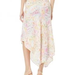 Robert Graham Sivan Paisley Asymmetric Midi-Skirt -Outlet Robert Graham Store unnamed file 433