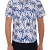 Robert Graham Watercolor Palm Tree Print Shirt For Men