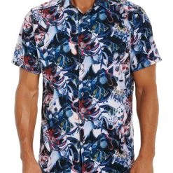 Robert Graham Banyan Short-Sleeve Woven Shirt For Men
