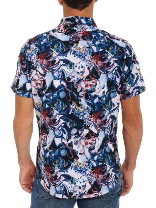 Robert Graham Banyan Short-Sleeve Woven Shirt For Men 5 Robert Graham Banyan Short-Sleeve Woven Shirt For Men - Image 3