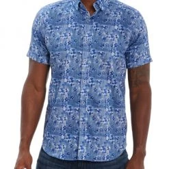 Robert Graham Camden Cove Short-Sleeve Shirt For Men