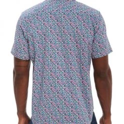Robert Graham Coral Twist Short-Sleeve Woven Shirt For Men -Outlet Robert Graham Store unnamed file 534