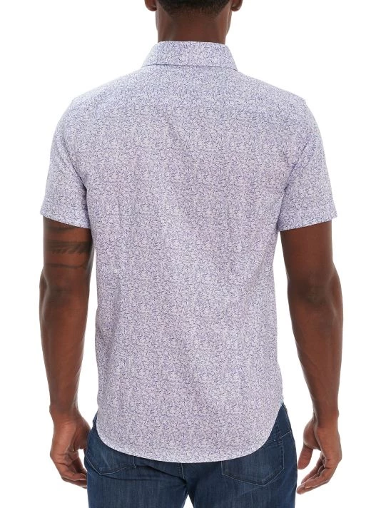 Robert Graham Park Shore Allover Print Tailored-Fit Short-Sleeve Shirt For Men 5 Robert Graham Park Shore Allover Print Tailored-Fit Short-Sleeve Shirt For Men - Image 3