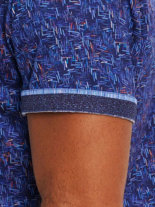 Robert Graham Back Bay Short-Sleeve Woven Shirt For Men 5 Robert Graham Back Bay Short-Sleeve Woven Shirt For Men - Image 3