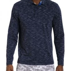 Outlet Robert Graham Store 14 Robert Graham Akita Space Dye Long-Sleeve Polo For Men