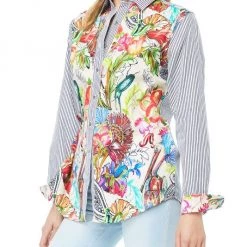 Robert Graham Carrie Cotton Shirt -Outlet Robert Graham Store unnamed file 587