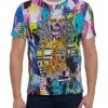 Robert Graham Electric Gild Short-Sleeve Cotton T-Shirt For Men