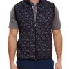 Robert Graham Skull Fleece Vest For Men