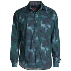 Robert Graham Beemon Camo Print Button-Down Shirt For Men