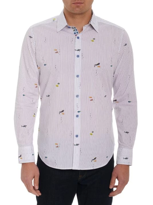 Robert Graham Today's Catch Woven Shirt For Men 5 Robert Graham Today's Catch Woven Shirt For Men - Image 3