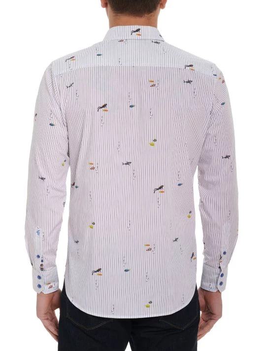 Robert Graham Today's Catch Woven Shirt For Men 6 Robert Graham Today's Catch Woven Shirt For Men - Image 4