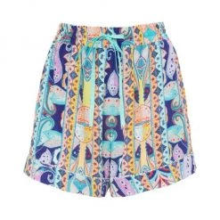 Robert Graham Clea Silk Crepe Shorts