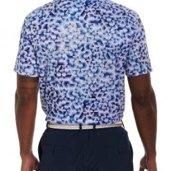 Robert Graham Pink Sand Knit Polo For Men -Outlet Robert Graham Store unnamed file 675