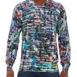 Robert Graham Color Dealer Linen-Blend Sweater For Men