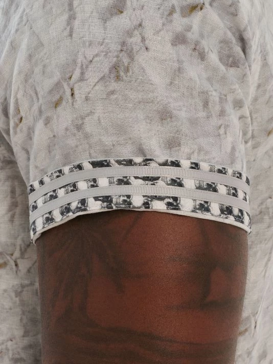 Robert Graham Marbella Dip-Dye Tailored-Fit Short-Sleeve Woven Shirt For Men 6 Robert Graham Marbella Dip-Dye Tailored-Fit Short-Sleeve Woven Shirt For Men - Image 4