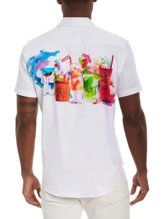 Robert Graham Tiki Times Woven Shirt For Men 6 Robert Graham Tiki Times Woven Shirt For Men - Image 4