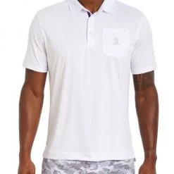 Robert Graham Blade Iron Knit Polo Shirt For Men