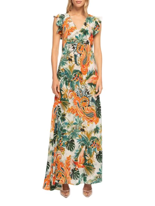 Robert Graham Leighton Tropical Paisley Dress 4 Robert Graham Leighton Tropical Paisley Dress - Image 2