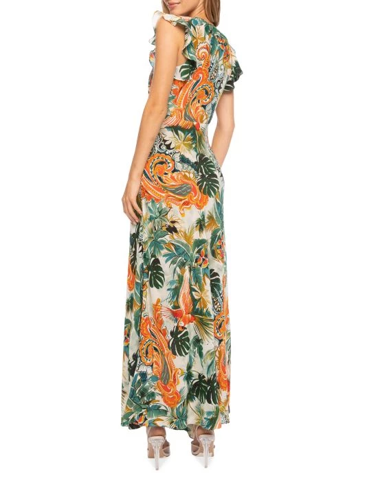Robert Graham Leighton Tropical Paisley Dress 5 Robert Graham Leighton Tropical Paisley Dress - Image 3