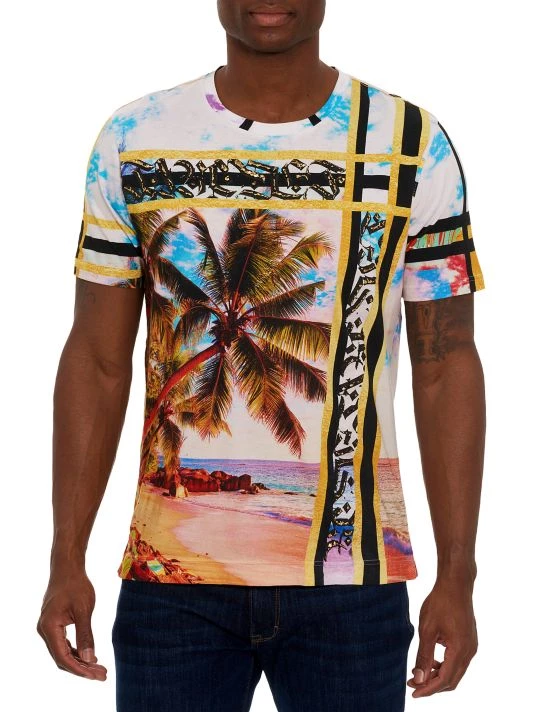 Robert Graham Figurehead Gear Crewneck T-Shirt For Men 3 Robert Graham Figurehead Gear Crewneck T-Shirt For Men