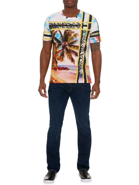 Robert Graham Figurehead Gear Crewneck T-Shirt For Men 4 Robert Graham Figurehead Gear Crewneck T-Shirt For Men - Image 2