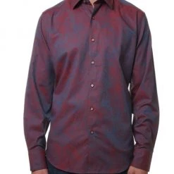 Robert Graham Andretti Classic-Fit Paisley Print Sport Shirt For Men Navy -Outlet Robert Graham Store unnamed file 8