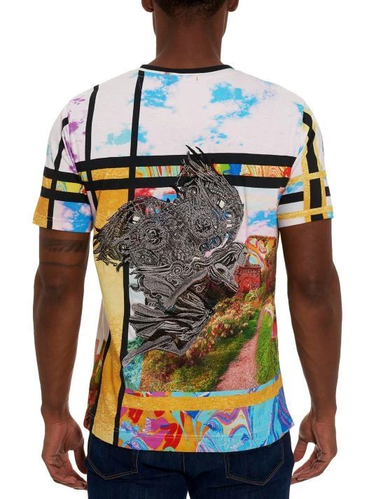 Robert Graham Figurehead Gear Crewneck T-Shirt For Men 5 Robert Graham Figurehead Gear Crewneck T-Shirt For Men - Image 3