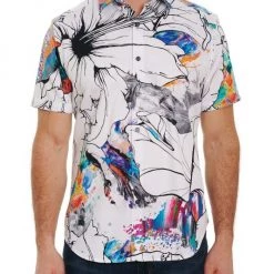 Outlet Robert Graham Store 47 Robert Graham Shogun Woven Short-Sleeve Shirt For Men