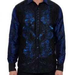 Robert Graham Paisley Silk-Blend Button-Up For Men