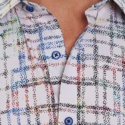 Robert Graham Girona Line-Print Shirt For Men -Outlet Robert Graham Store unnamed file 854