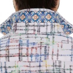 Robert Graham Girona Line-Print Shirt For Men -Outlet Robert Graham Store unnamed file 855