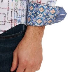 Robert Graham Girona Line-Print Shirt For Men -Outlet Robert Graham Store unnamed file 856