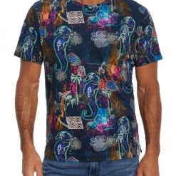 Robert Graham Under The Sea Printed T-Shirt For Men