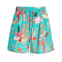 Robert Graham Clea Woven Silk-Blend Shorts