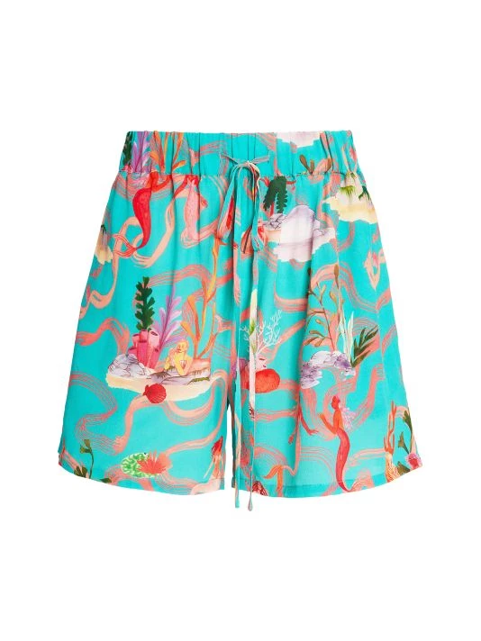 Robert Graham Clea Woven Silk-Blend Shorts 3 Robert Graham Clea Woven Silk-Blend Shorts