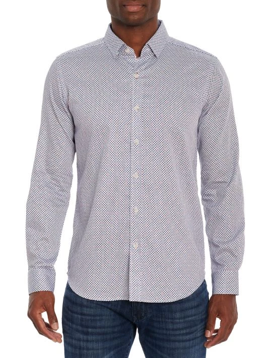 Robert Graham Marzo Long-Sleeve Woven Shirt For Men 3 Robert Graham Marzo Long-Sleeve Woven Shirt For Men