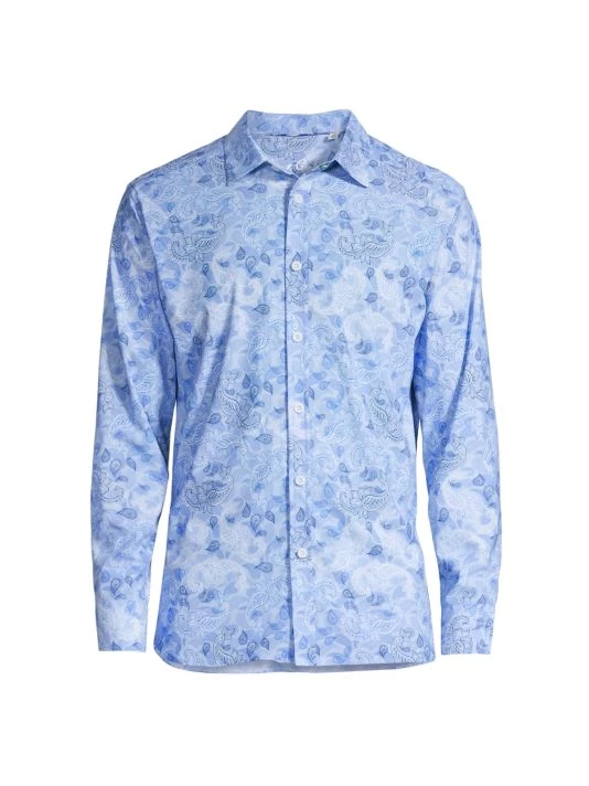 Robert Graham Koracick Paisley Print Long-Sleeve Shirt For Men 3 Robert Graham Koracick Paisley Print Long-Sleeve Shirt For Men